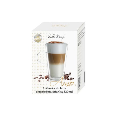 Szklanka termiczna 320 ml do latte Amo Vialli Design