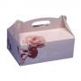 Cake boxes with handle square 20 cm x 13 cm x 