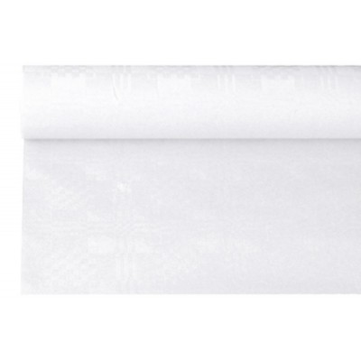 Paper tablecloth with damast embossing 6 m x 1