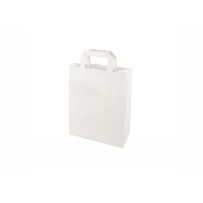 Carrier bags paper 28 cm x 22 cm x 10 cm white