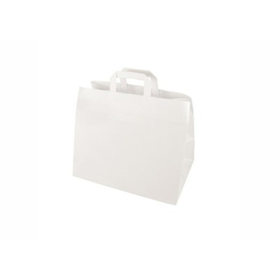 Carrier bags paper 27 cm x 32 cm x 17 cm white