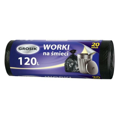 GR Worki HD 120l czarne 20szt