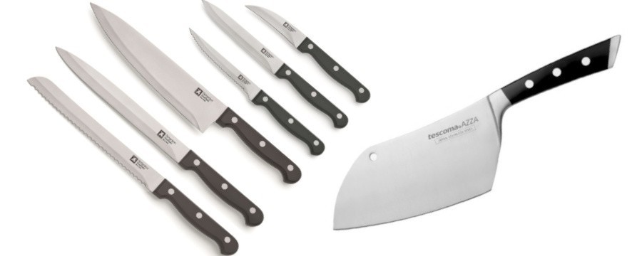 Noże kuchenne i tasaki